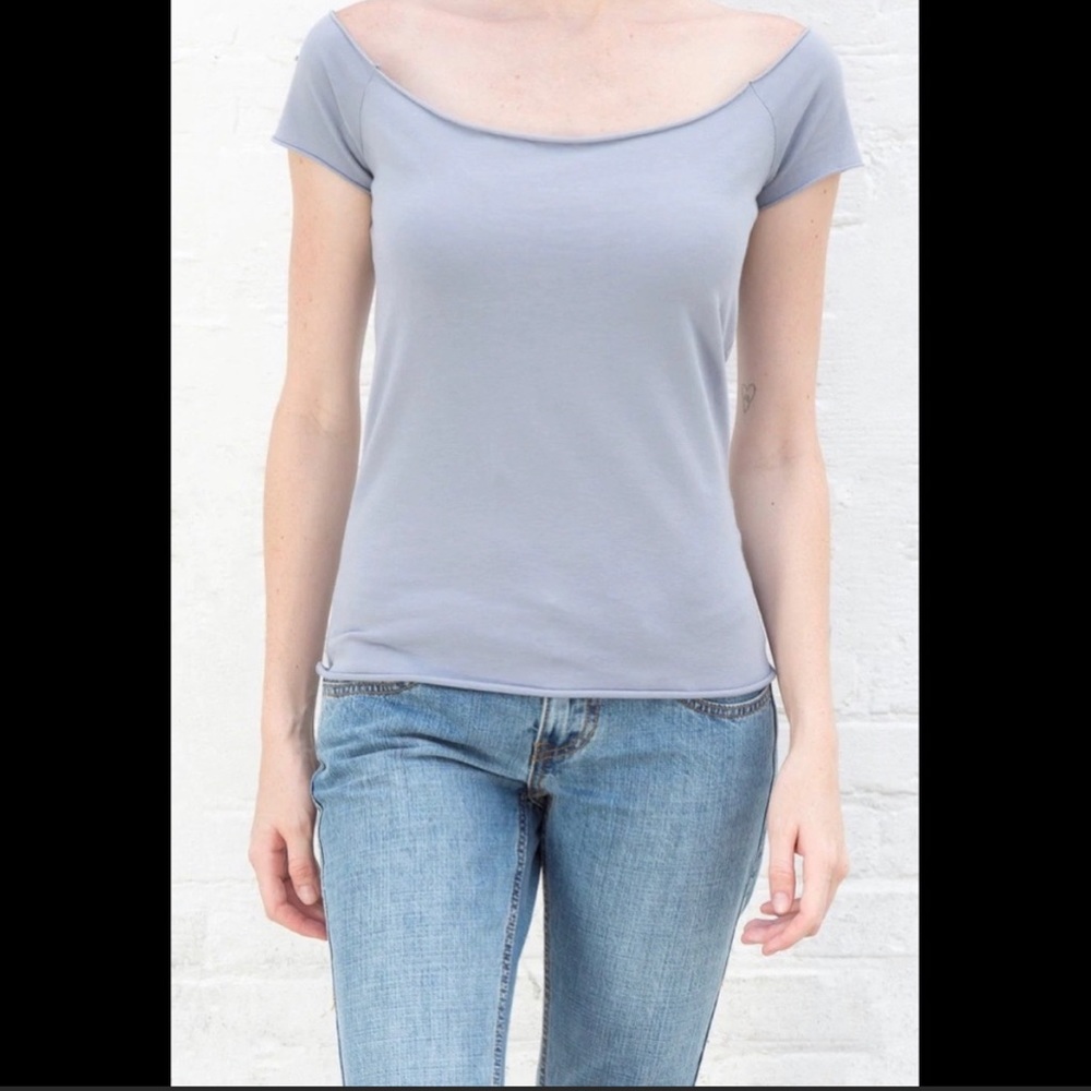 Brandy Melville blue Bonnie top